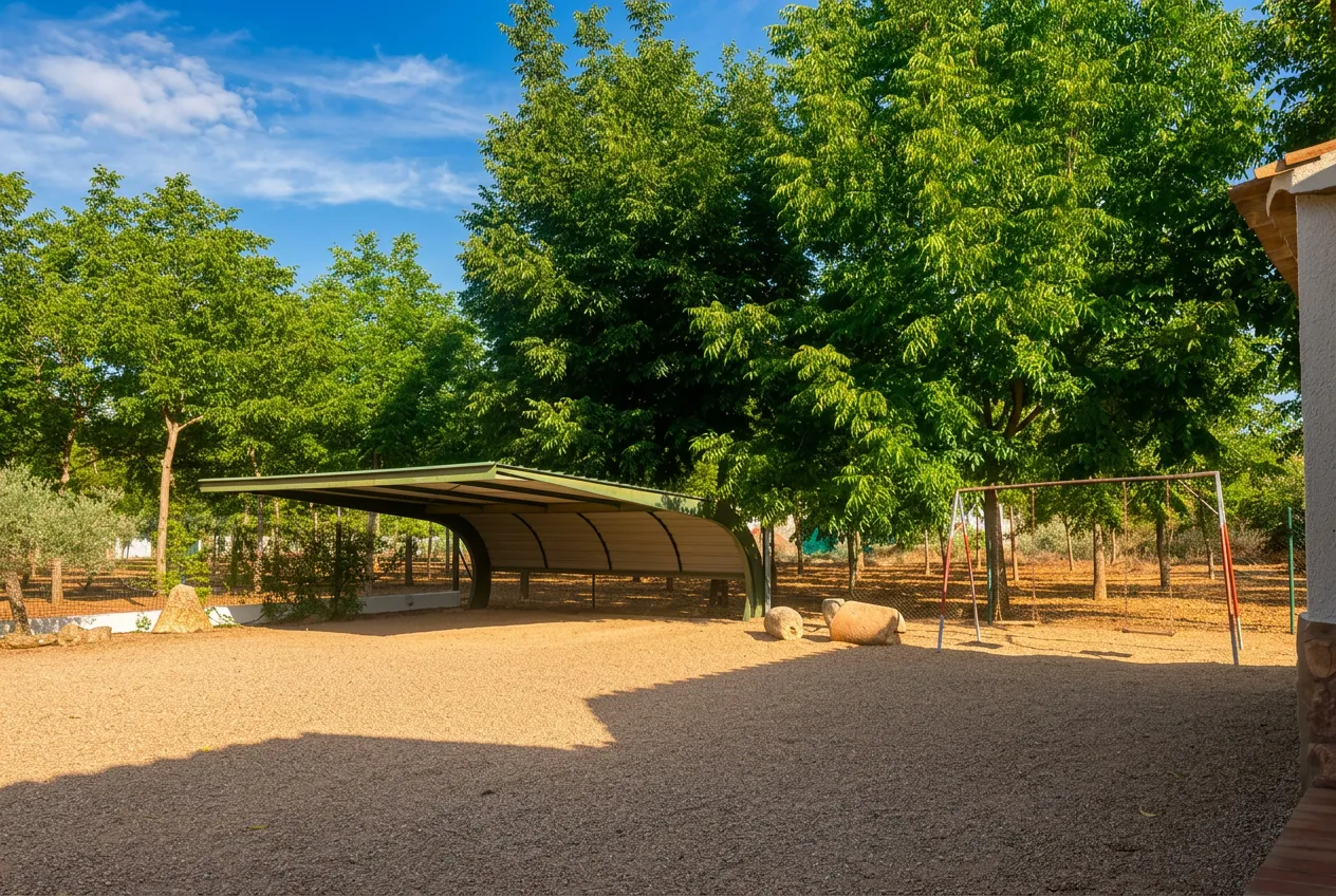 Campo y olivos en los alrededores de El Cadillar