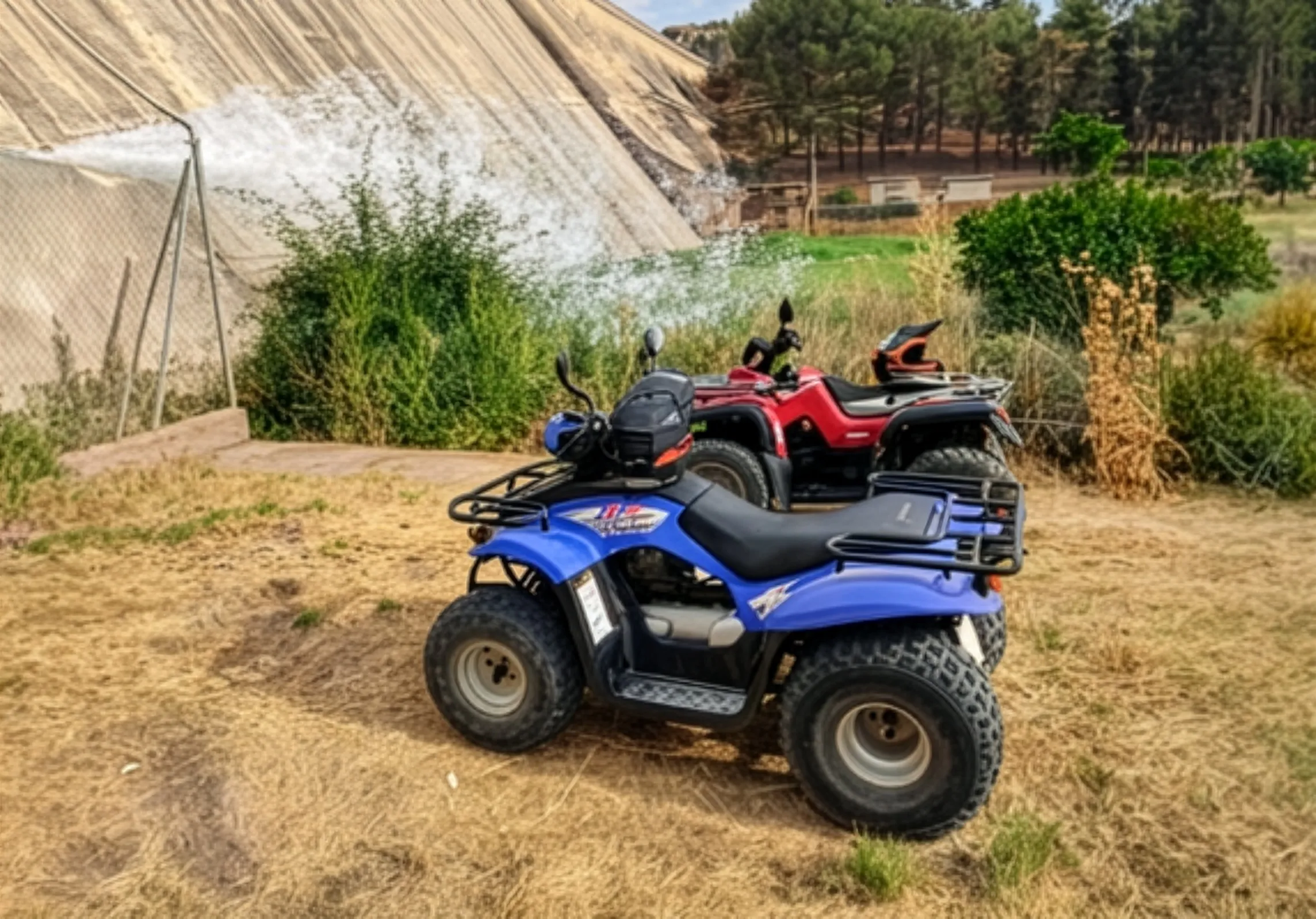 Ruta guiada en quad por caminos rurales